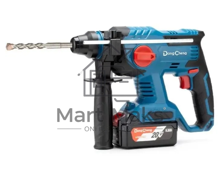 Перфоратор DongCheng DCZC22, SDS-plus, 20 В, 2,1 Дж, от аккумулятора