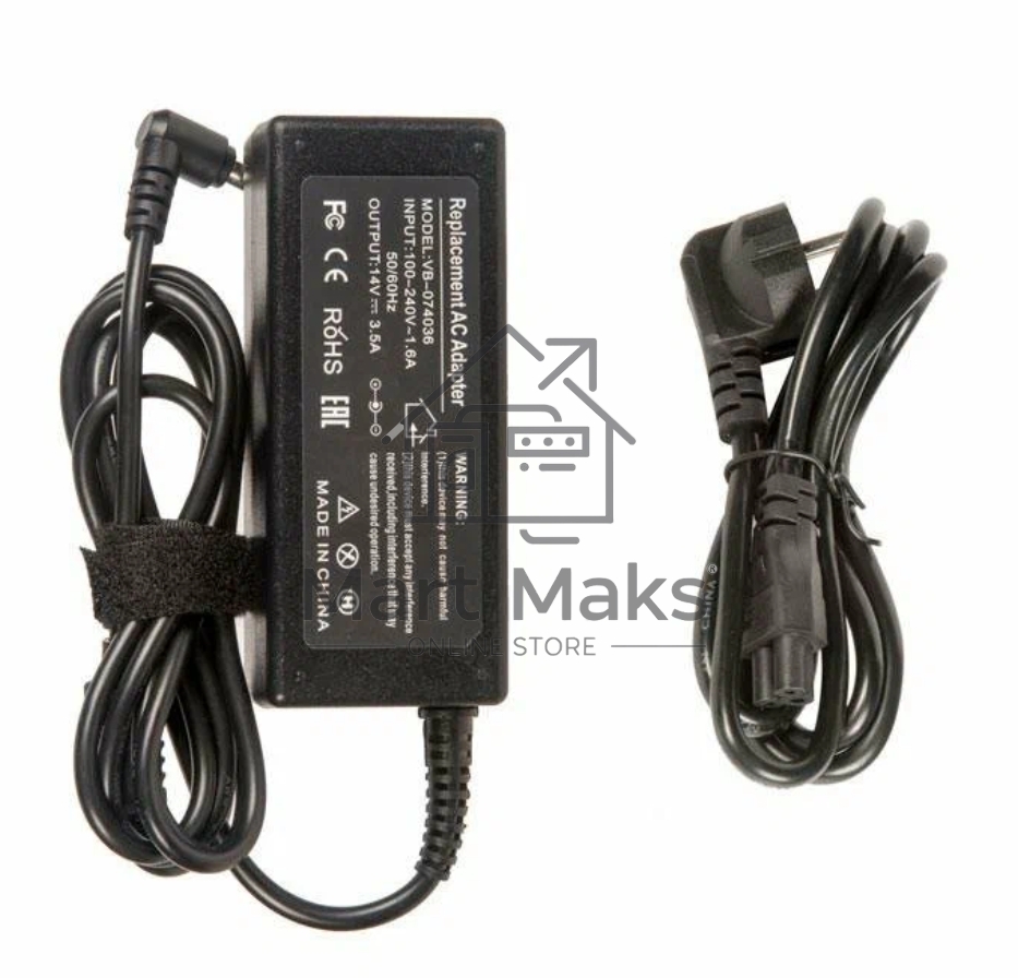 Блок питания для монитора и телевизора LCD 14V 3.215A, 45W (6.5x4.4mm) OEM