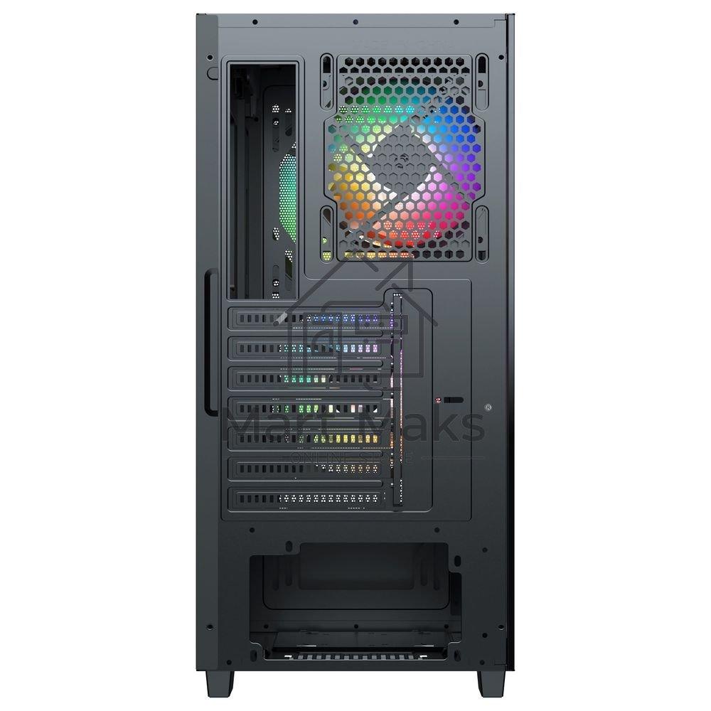 Компьютерный корпус ACD Citadel 106 ATX, черный, USB3.0*1, USB*2+HD audio,1*12cm ARGB rear+2*14cm ARGB front,TG