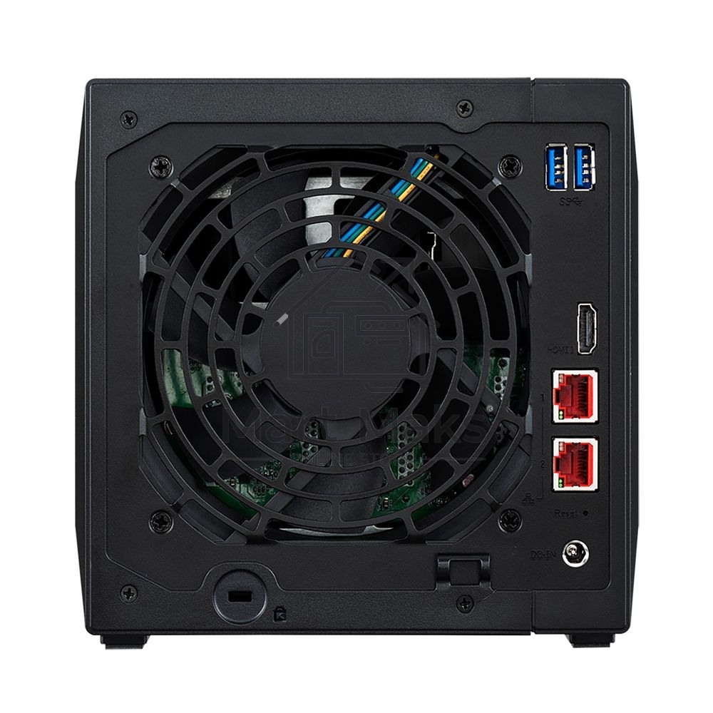 Сетевой накопитель ASUSTOR AS5404T 2-Bay NAS/Media player/Intel Celeron N5105 2.0GHz up to 2.9GHz, 4GB SO-DIMM DDR4, noHDD(HDD,SSD),/2x 2,5Gb (LAN)/3xUSB3.2,HDMI; 90IX01R1-BW3S40
