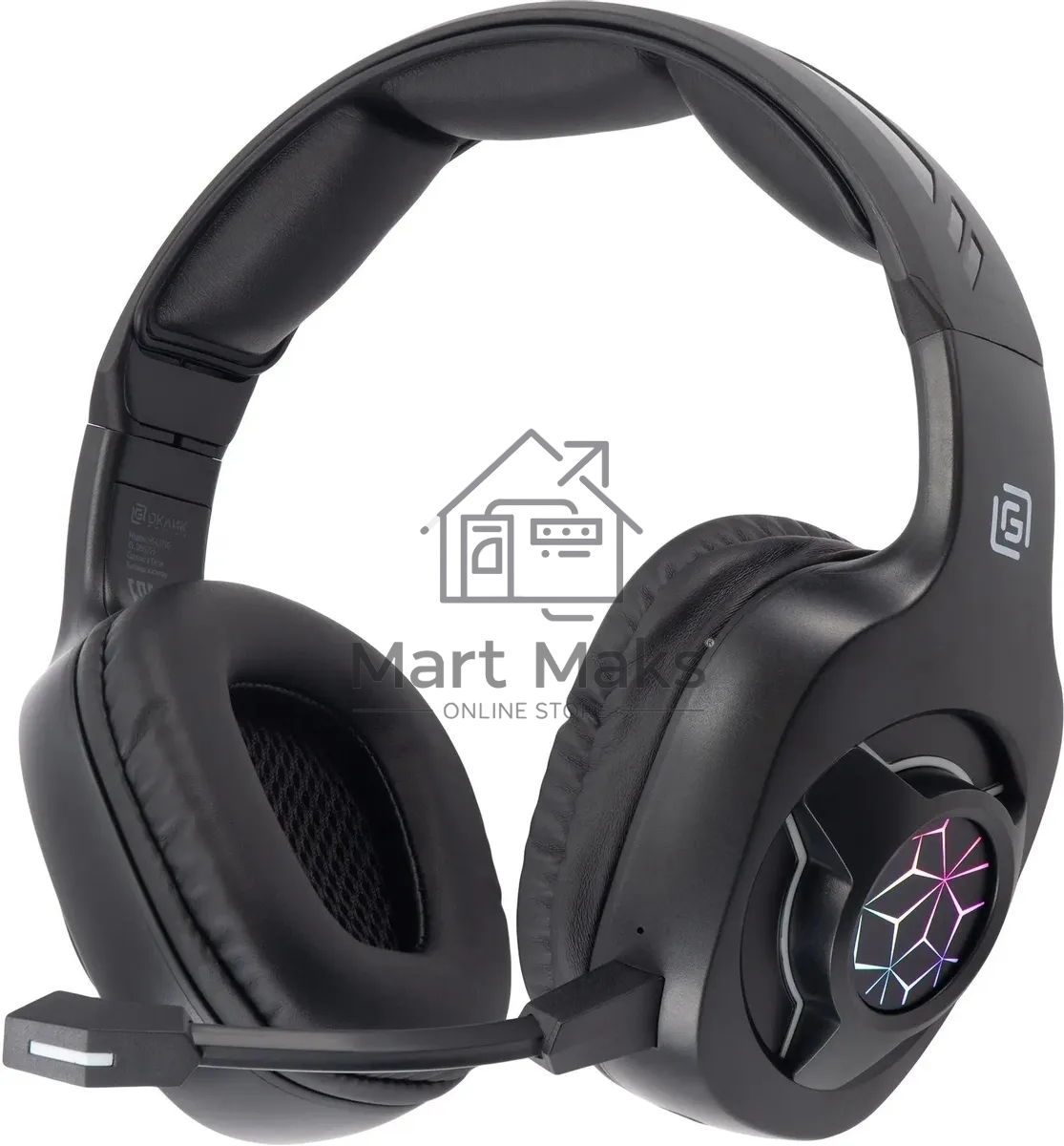 Наушники с микрофоном Оклик HS-L575G черный накладные BT оголовье (1895253)