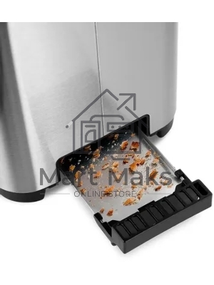 Тостер Kitfort КТ-6099 850Вт нержавеющая сталь/черный