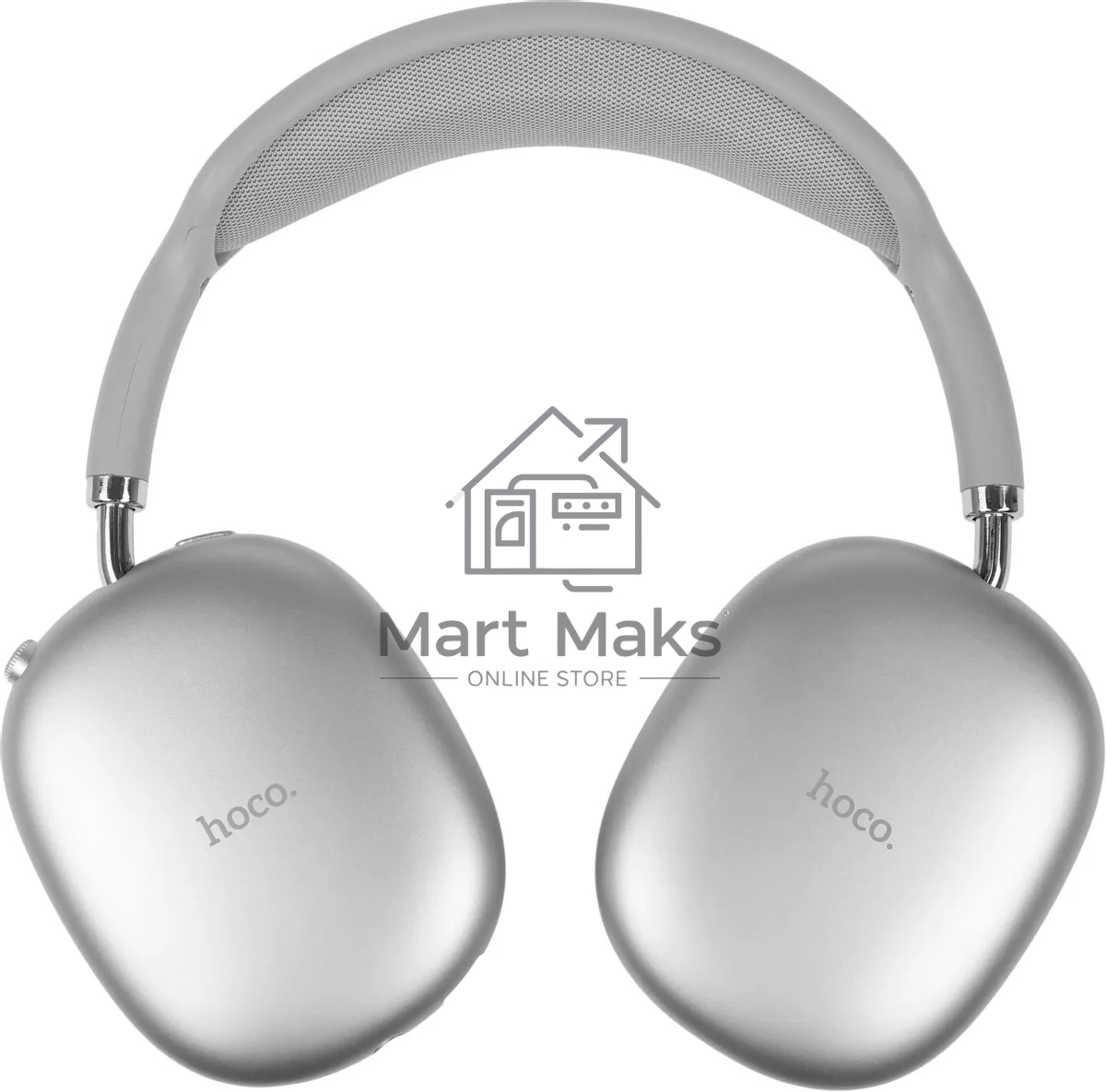 Наушники мониторные Hoco Air Triumph W35 серебристый беспроводные bluetooth оголовье