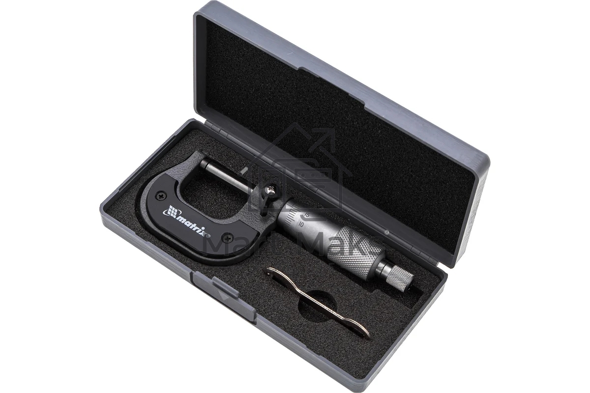 Микрометр механический MATRIX 317255, 0-25 мм