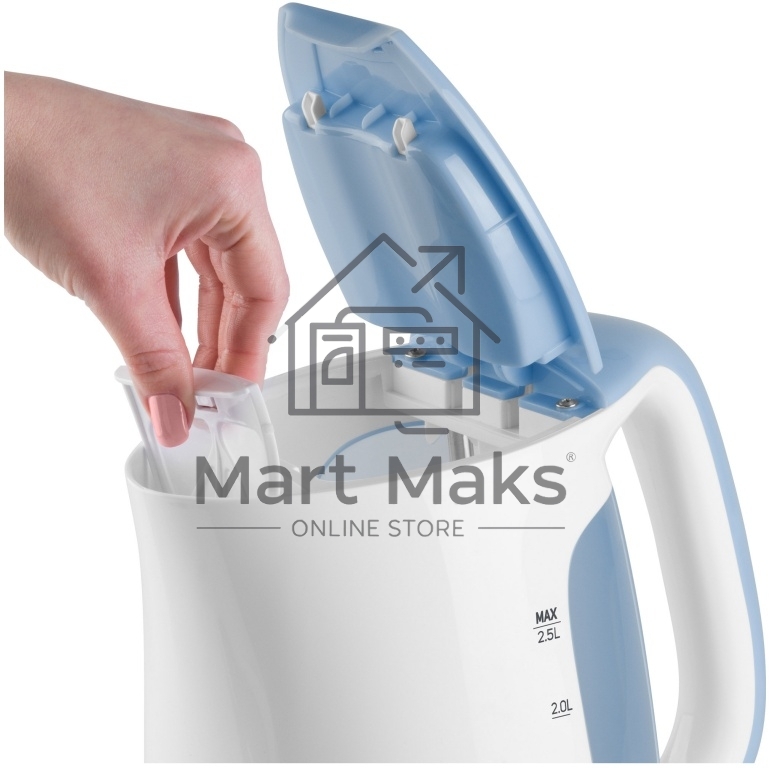 Чайник электрический Sencor SWK 2510WH пластик, 2,5 л, 2200 Вт, белый