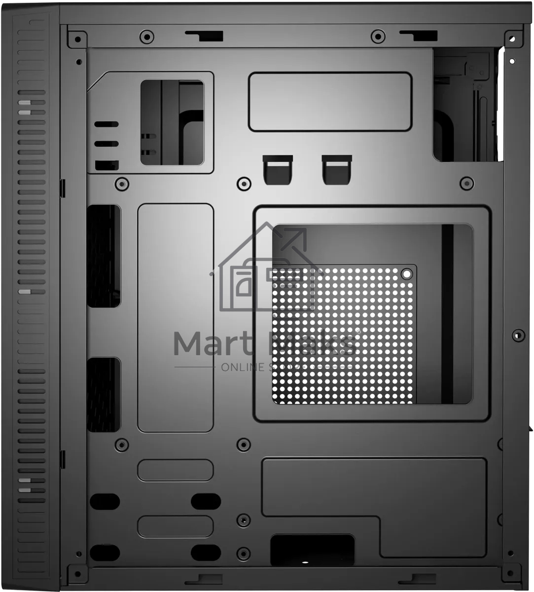 Компьютерный корпус Bloody BD-CC101 черный без БП mATX 1x80мм 1x92мм 2x120мм 2xUSB 2.0 1xUSB 3.0 audio