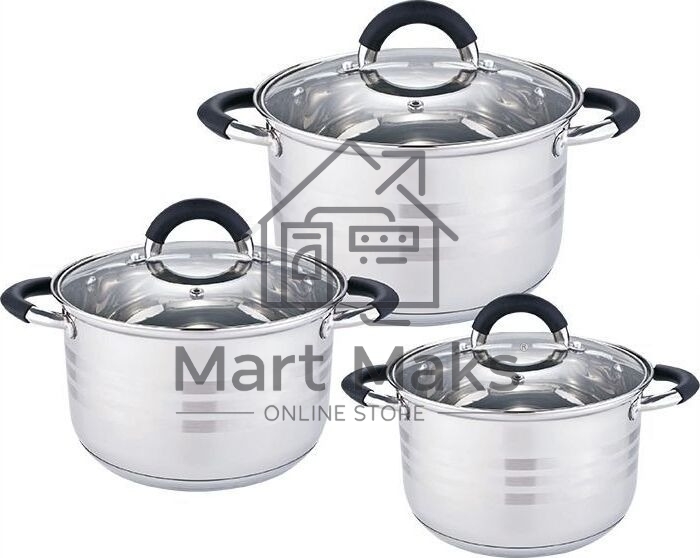 Набор посуды WEBBER BE-623/6 Набор посуды 6 пр.