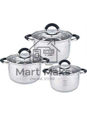 Набор посуды WEBBER BE-623/6 Набор посуды 6 пр.