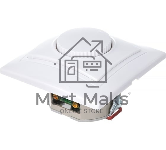 Светорегулятор поворот. СП КВАРТА IP20 ВСР10-1-0-КБ бел. IEK EDK10-K01-03-DM