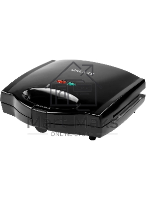 Сэндвич-тостер Galaxy Line GL 2959, черный, со съемными пластинами, 800 Вт