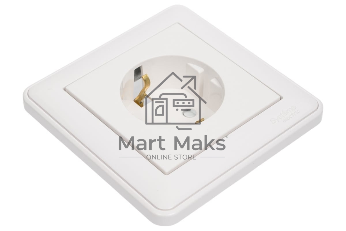 Розетка В59 СУ С ЗК БЕЛ. Розетка В59 СУ С ЗК БЕЛ.