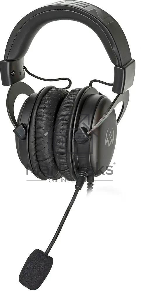 Гарнитура проводная игровая SVEN AP-G999MV с микрофоном серый (50 мм, мини-джек (стерео) O 3,5 мм (4 pin))