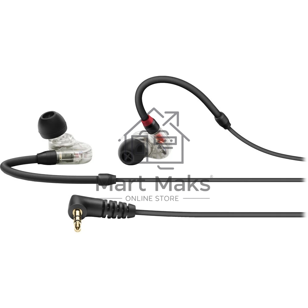 Наушники Sennheiser 508941/ внутриканальные 20-18000Гц съемный кабель 1,3м, 3.5мм 115дБ Ушные вставки трех размеров, прозрачные