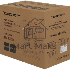 Источник бесперебойного питания Ippon Innova Tb 3000 / 3000 ВА / 2700 Вт / 6 x IEC 320 C13, 1 x IEC 320 С19