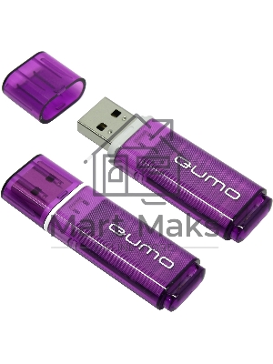 Флешка USB 2.0 QUMO 8Gb, Optiva 01 фиолетовый QM8GUD-OP1-violet
