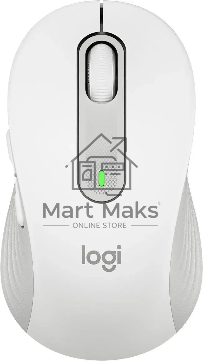Мышь беспроводная Logitech Signature M650 белый, 4000 dpi, радиоканал, Bluetooth, USB, кнопки - 5