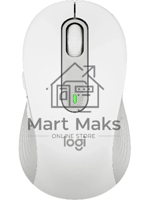 Мышь беспроводная Logitech Signature M650 белый, 4000 dpi, радиоканал, Bluetooth, USB, кнопки - 5