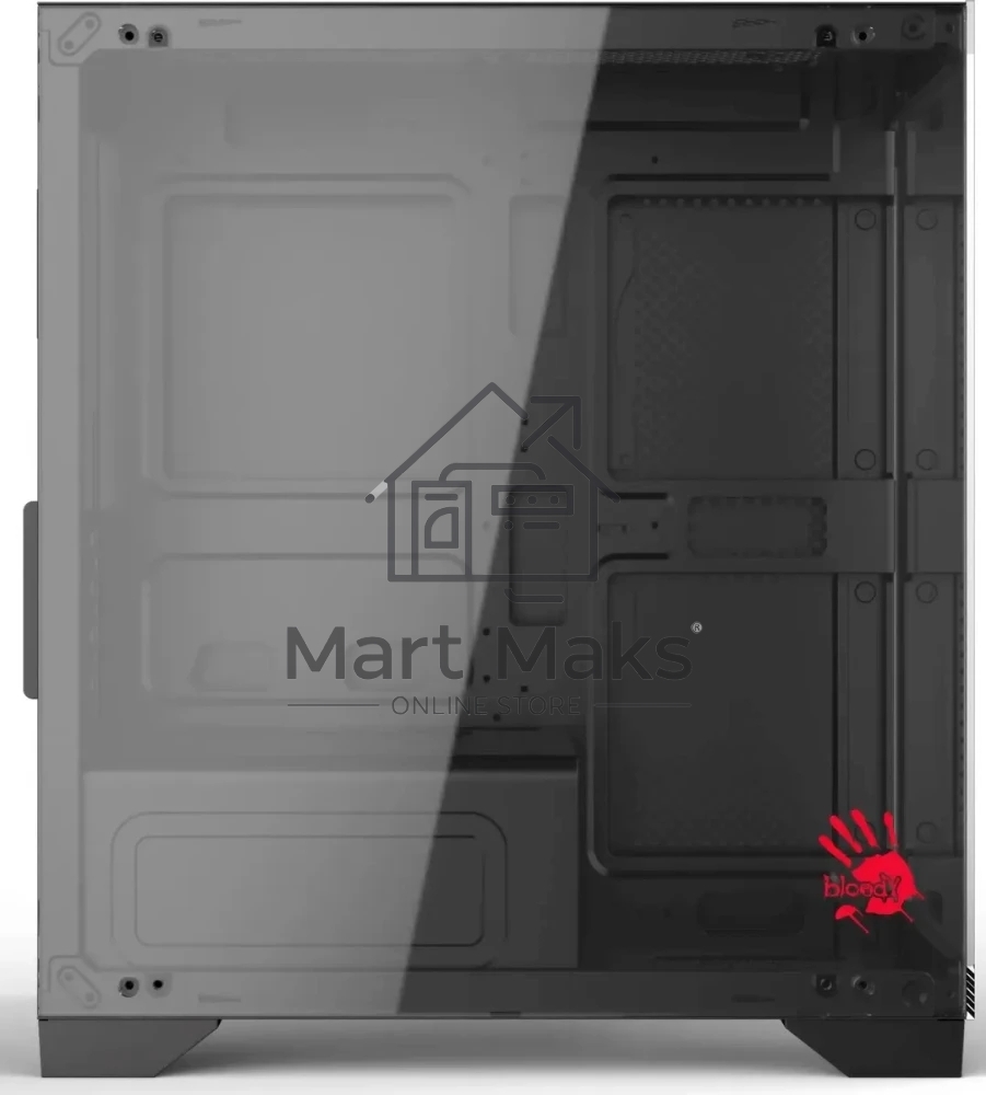 Компьютерный корпус Bloody BD-CC103 черный без БП mATX 7x120mm 1xUSB2.0 1xUSB3.0 audio bott PSU