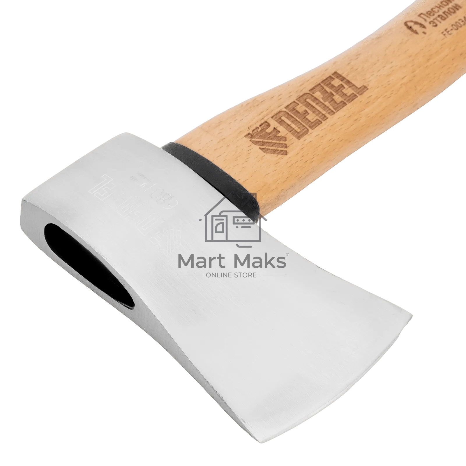 Топор кованый Denzel 680 г, американский тип, буковая рукоятка, 360 мм, EFP