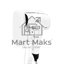 Фен Puff 1201B белый, 1200 Вт, с доп. розеткой