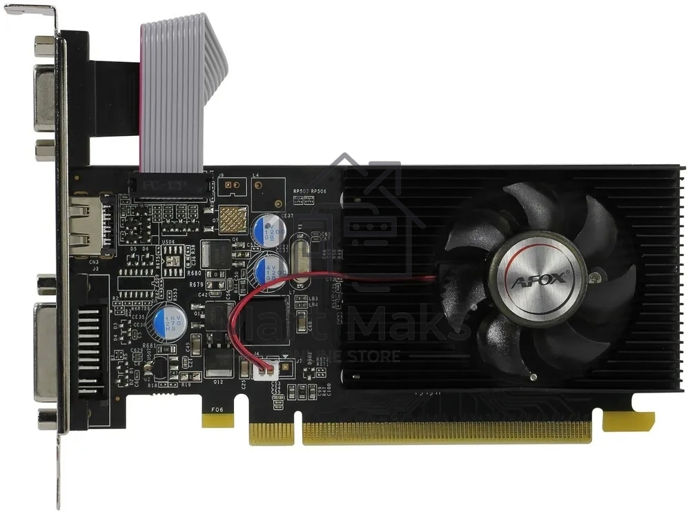 Видеокарта AFOX AF210-512D3L3-V2 PCIE16 G210 512MB GDDR3 64bit VGA DVI HDMI RTL