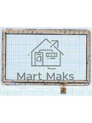 Сенсорное стекло (тачскрин) ZJ-10029B, черное