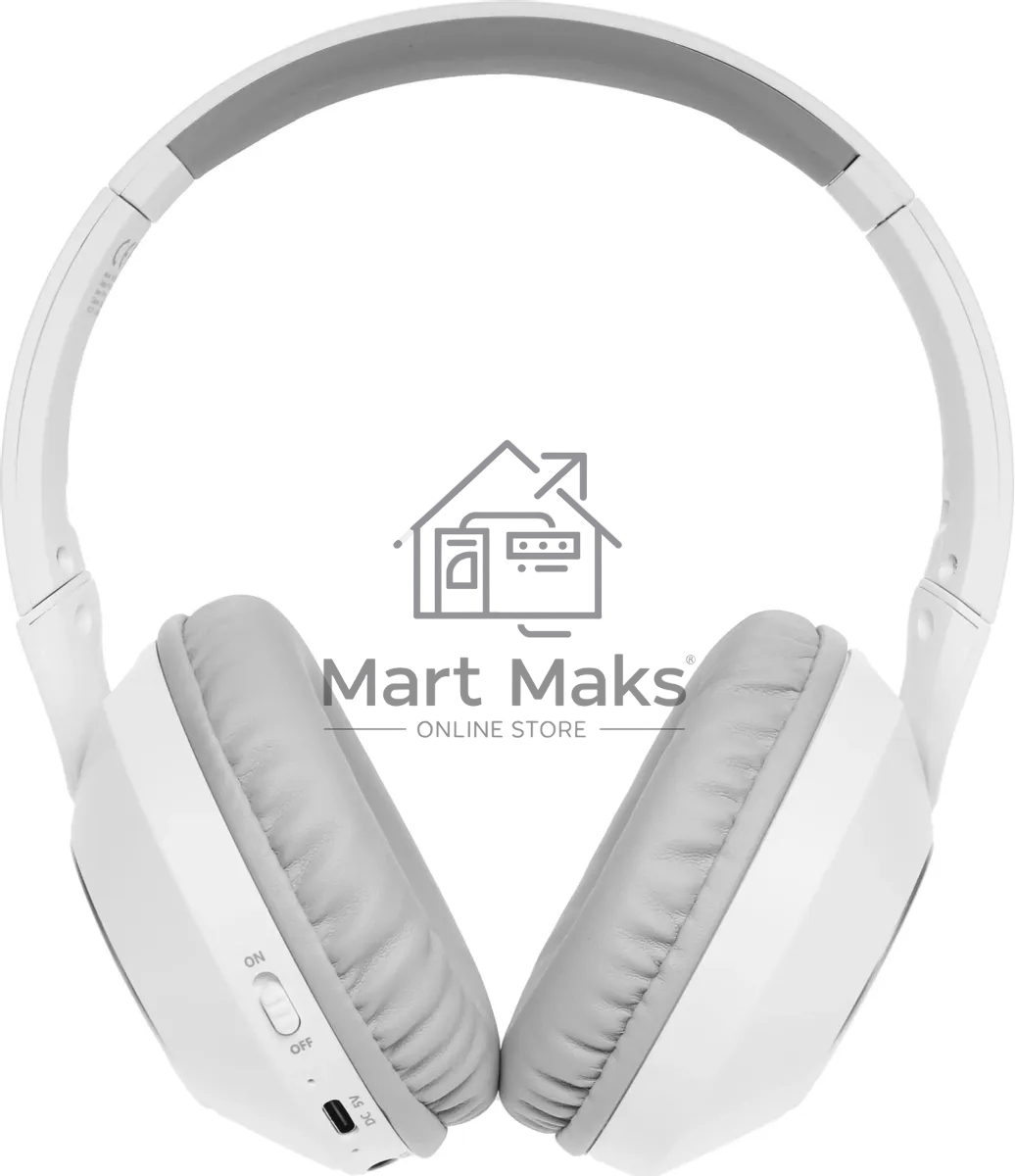 Наушники накладные A4Tech 2Drumtek BH300 белый/серый беспроводные bluetooth оголовье (BH300 GRAYISH WHITE)