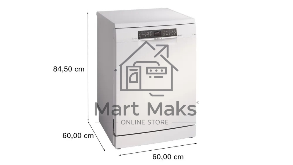 Посудомоечная машина Bosch SMS6EMW65Q, белая, 60 см, 13 компл., 46 дБ, класс A