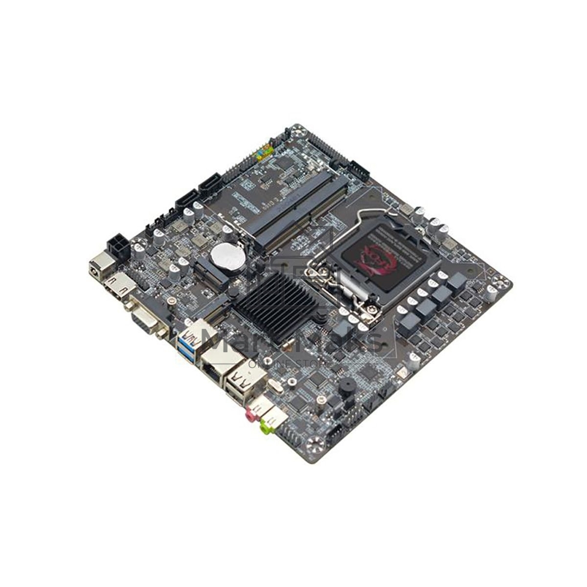 Материнская плата AFOX AFH510-MI, Socket 1200, Intel H510, 2xDDR4, 2xSATA, 1xM.2, 1xHDMI, 1xVGA, 1x 1Gb LAN, 2xUSB-A 3.0, 2xUSB-A 2.0, 2x3.5 мм, 5.1, Mini-ITX