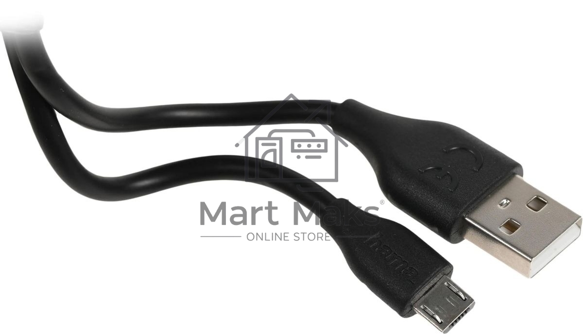Комплект зар./устр. Hama H-183246 2.4A универсальное кабель microUSB черный (00183246)