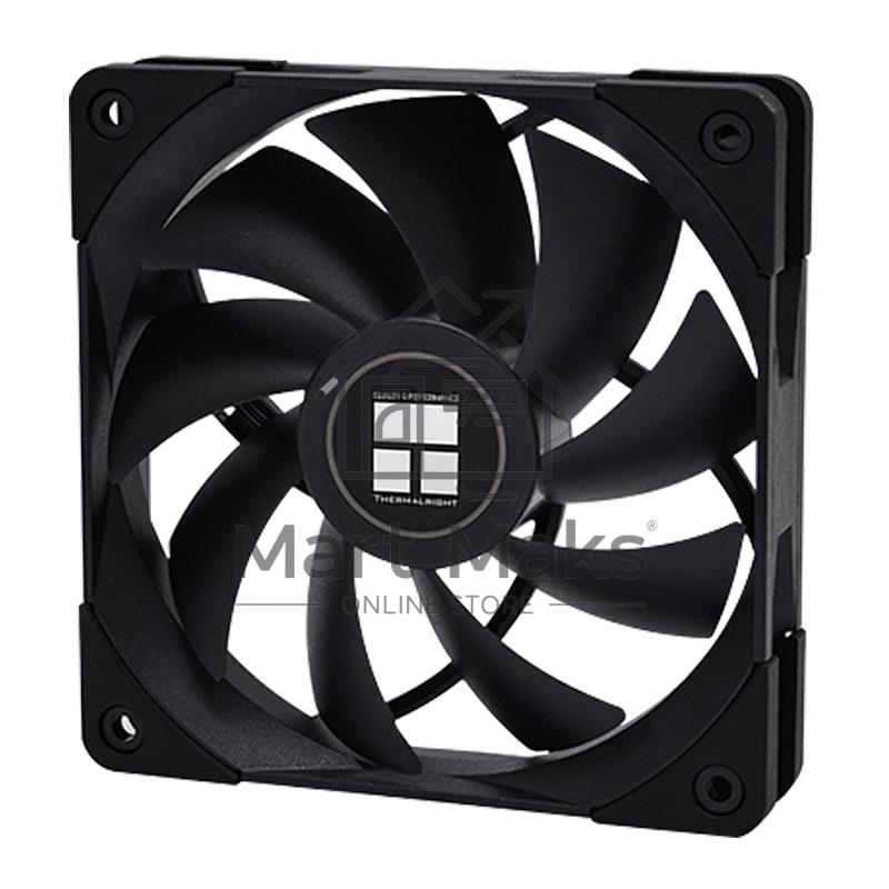 Вентилятор для корпуса Thermalright TL-C12-B черный, 120 мм, 1500 об/мин, 25.6 дБ, 4 pin