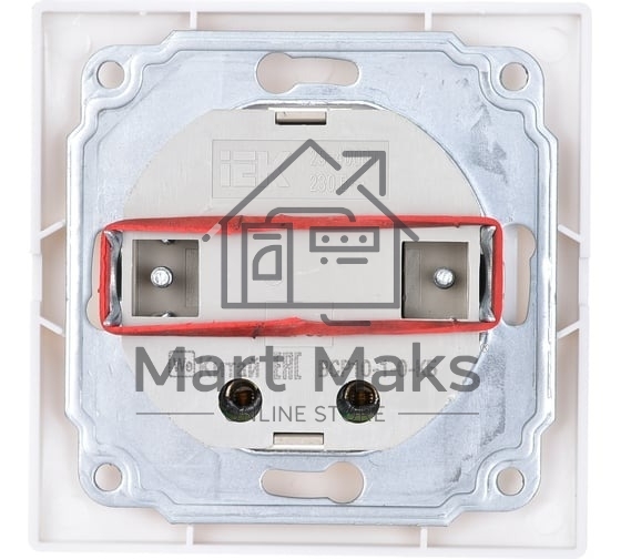 Светорегулятор поворот. СП КВАРТА IP20 ВСР10-1-0-КБ бел. IEK EDK10-K01-03-DM