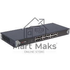 Коммутатор Hikvision DS-3E0524-E(C), 24×1 Гбит/с, неуправляемый