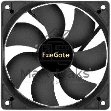 Вентилятор корпусной ExeGate ExtraSilent ES12025H2P, 120 мм, 1300 об/мин, 22 дБ, 2-pin, без подсветки