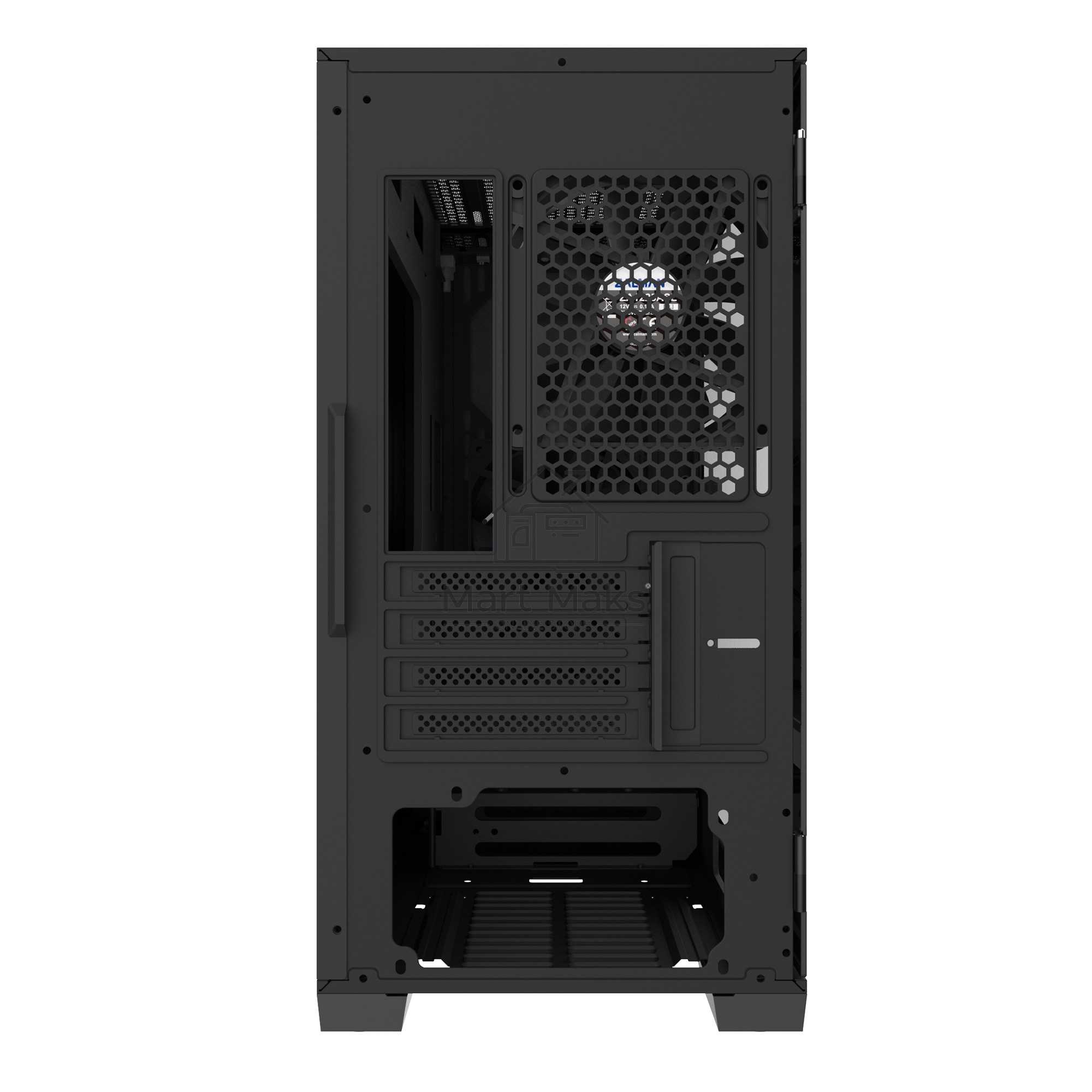 Компьютерный корпус ZALMAN Z1 ICEBERG, MicroATX, BLACK, WINDOW, 2xCOMBO (3.5
