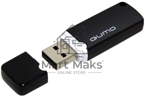 Флешка USB R/W  2.0 QUMO 32GB Optiva 02 Black QM32GUD-OP2-black