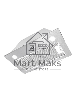 Вытяжка встраиваемая Nordfrost FB 6060 X серебристый, 53 см, 550 куб. м/ч, 56 дБ