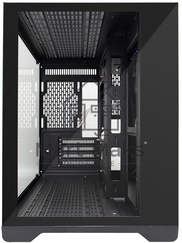 Компьютерный корпус 1STPLAYER MEGAVIEW MV6-T Black / mATX / MV6-TP-BK