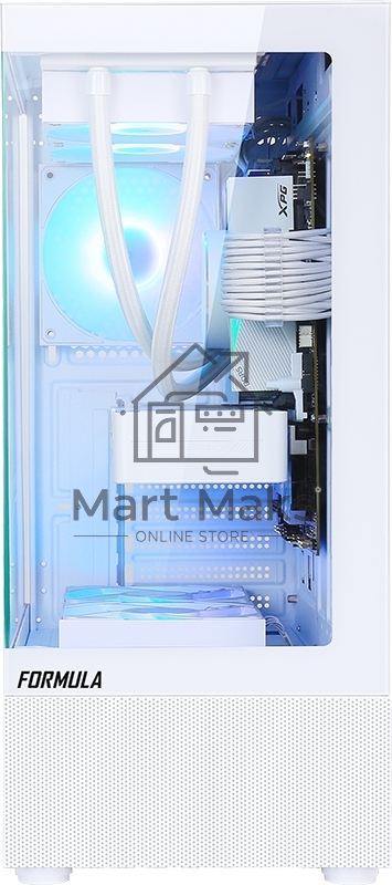 Компьютерный корпус AeroCool / Formula Crystal Z1 PLUS белый без БП ATX 2xUSB2.0 1xUSB3.0 1xUSB3.1 audio bott PSU