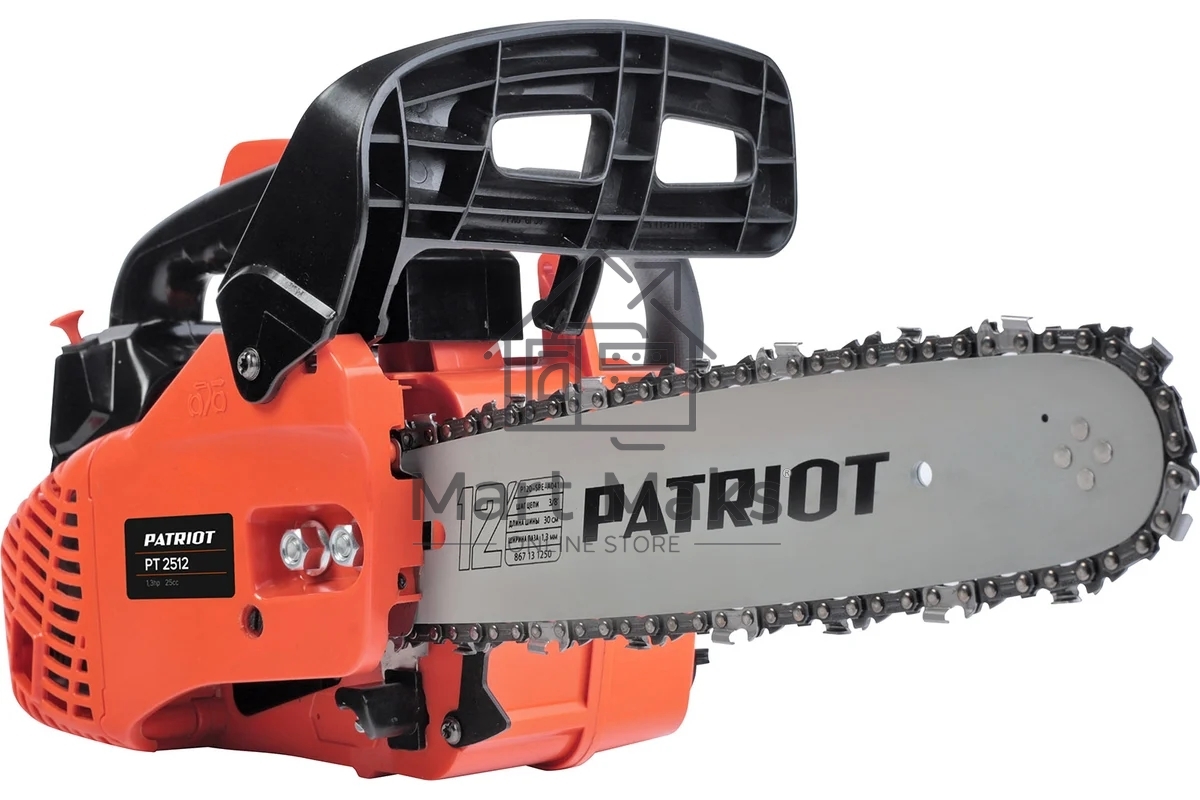 Бензопила Patriot PT2512 1000Вт 1.3л.с. дл.шин.:30см