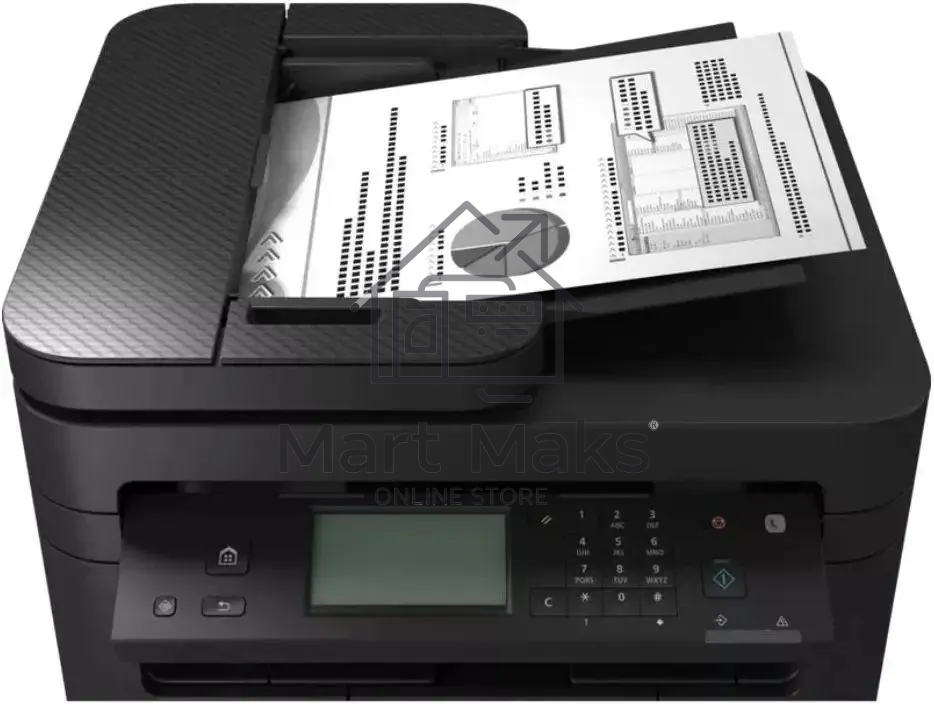 МФУ лазерный Canon i-Sensys MF275dw (5621C001), A4, ч/б, печ. 29 стр/мин., скан. до 20 стр/мин (ч/б) 15 стр/мин (цвет), 2400 x 600 dpi (печать) 600x600dpi (скан.), USB, RJ-45, Wi-Fi, Air Print, Mopria