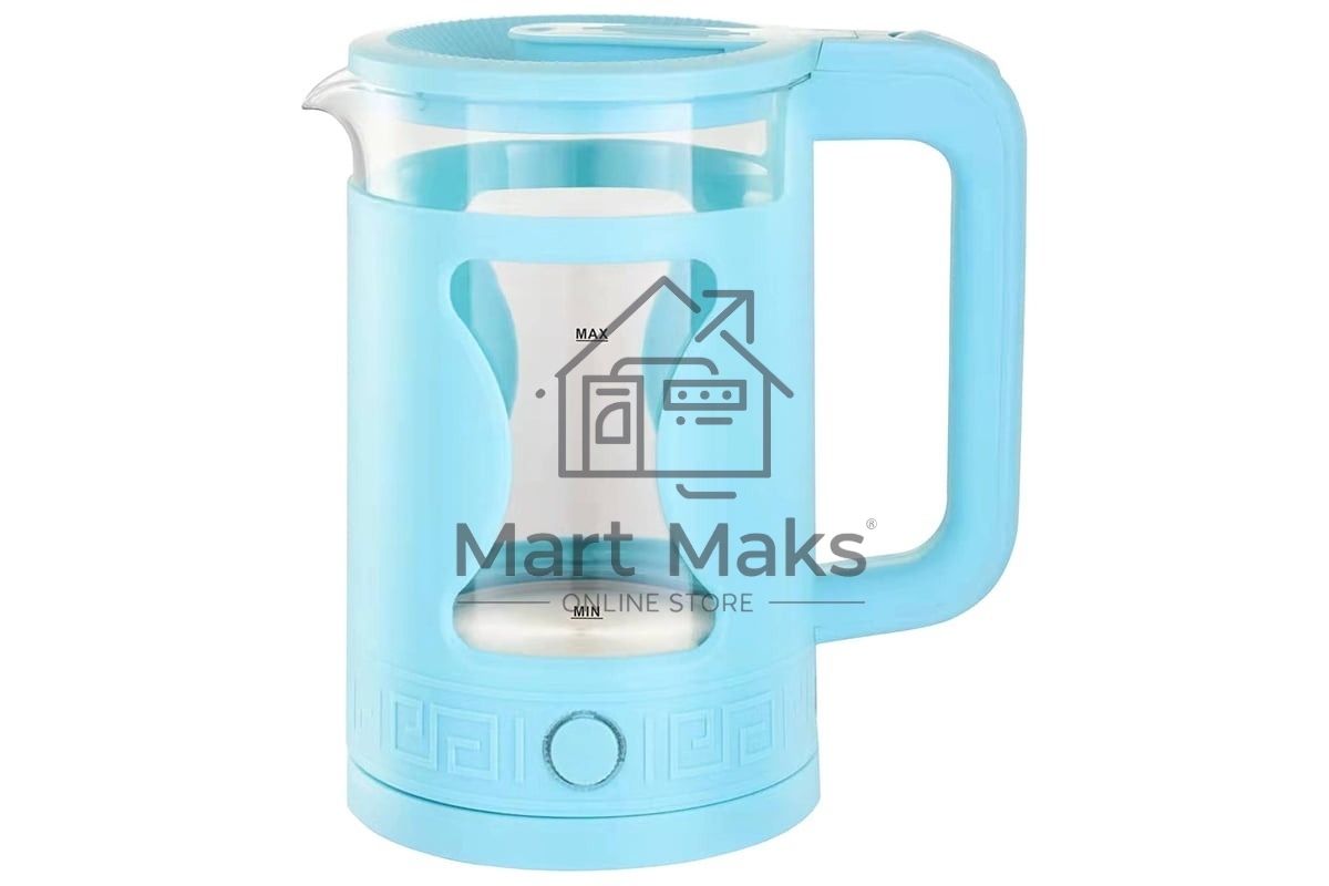 Чайник электрический Energy E-257 1.5л стекло, голубой