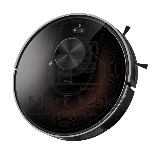 Робот-пылесос Centek CT-2740 черный/коричневый, 2600 мAч Li-Ion, уборка сухая/влажная, пылесборник контейнер 0.68 л