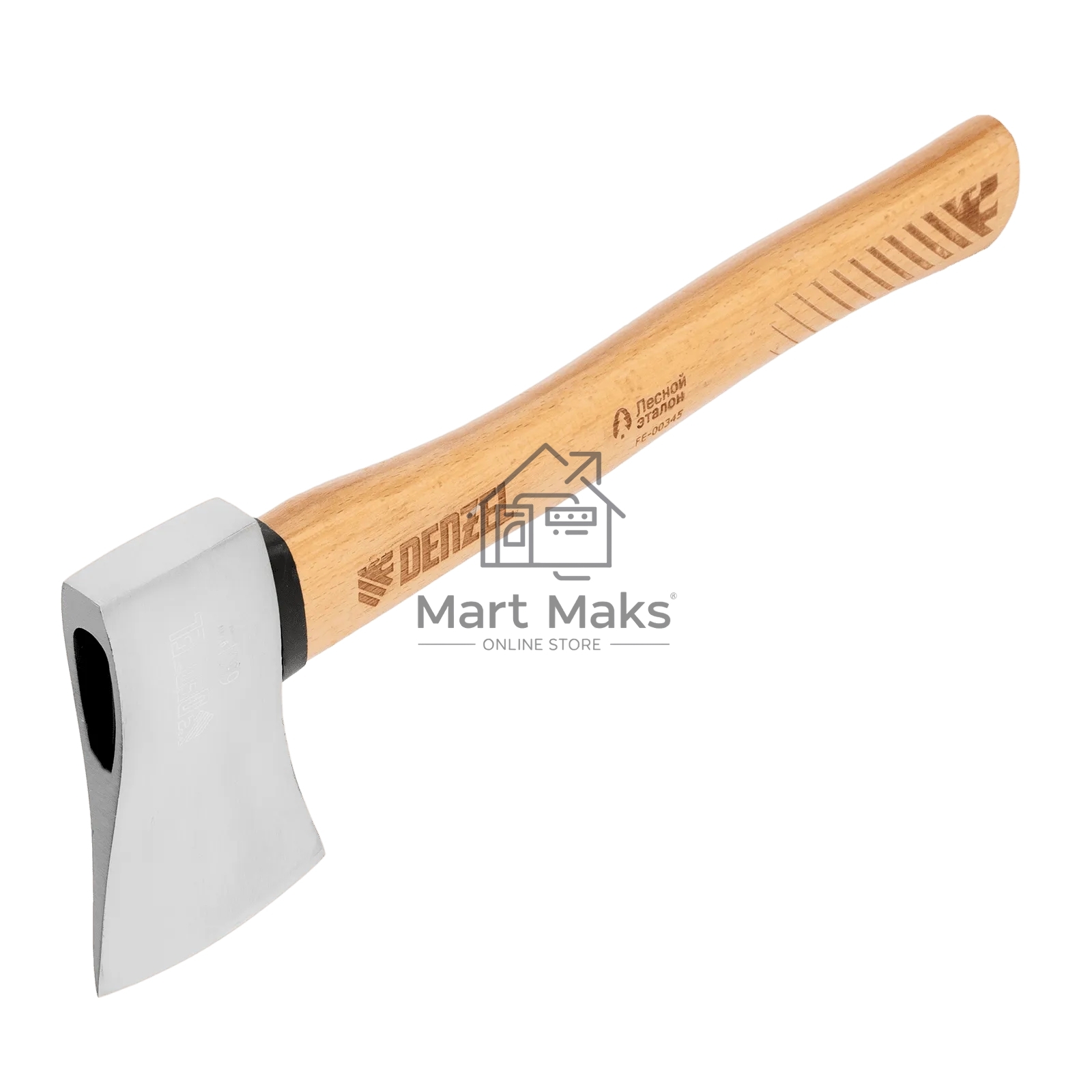 Топор кованый Denzel 680 г, американский тип, буковая рукоятка, 360 мм, EFP