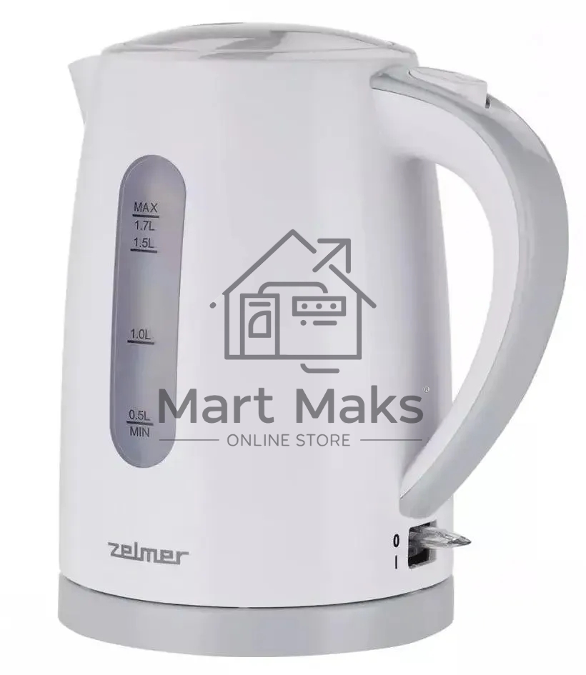 Чайник электрический Zelmer ZCK7616S белый/серый