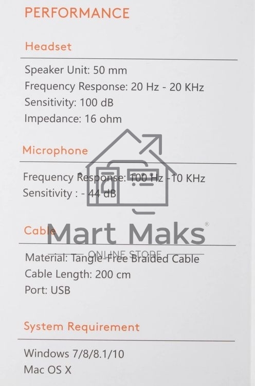 Гарнитура проводная с микрофоном A4Tech Fstyler FH200U серый/синий 2м накладные USB оголовье (FH200U BLUE)