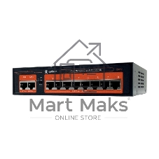 Коммутатор Optimus U1IC-8G/2G, 8×1 Гбит/с PoE+ + 2×1 Гбит/с Uplink, настраиваемый