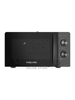 Микроволновая печь Willmark WMO-201MB (20л, 700Вт, механич.ПУ, ручка д/л откр.дв,6 ур.мощн., черная)