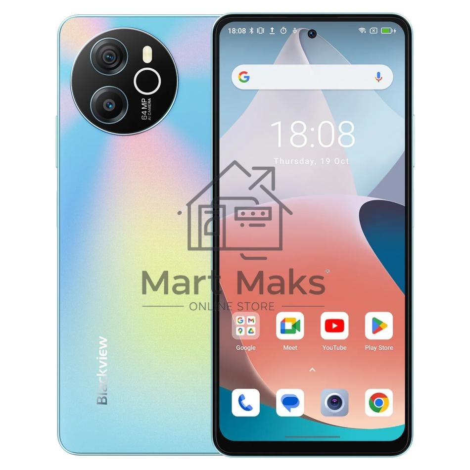 Смартфон Blackview SHARK 8, 8/256Gb, голубой