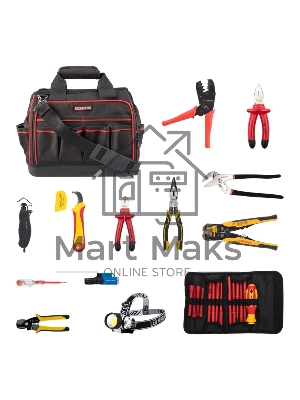 Набор инструментов электрика Rexant 21 предмет